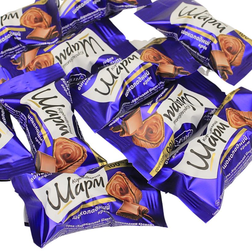 Cukierki z nadzieniem czekoladowym “Royal Charm” (100g) luz