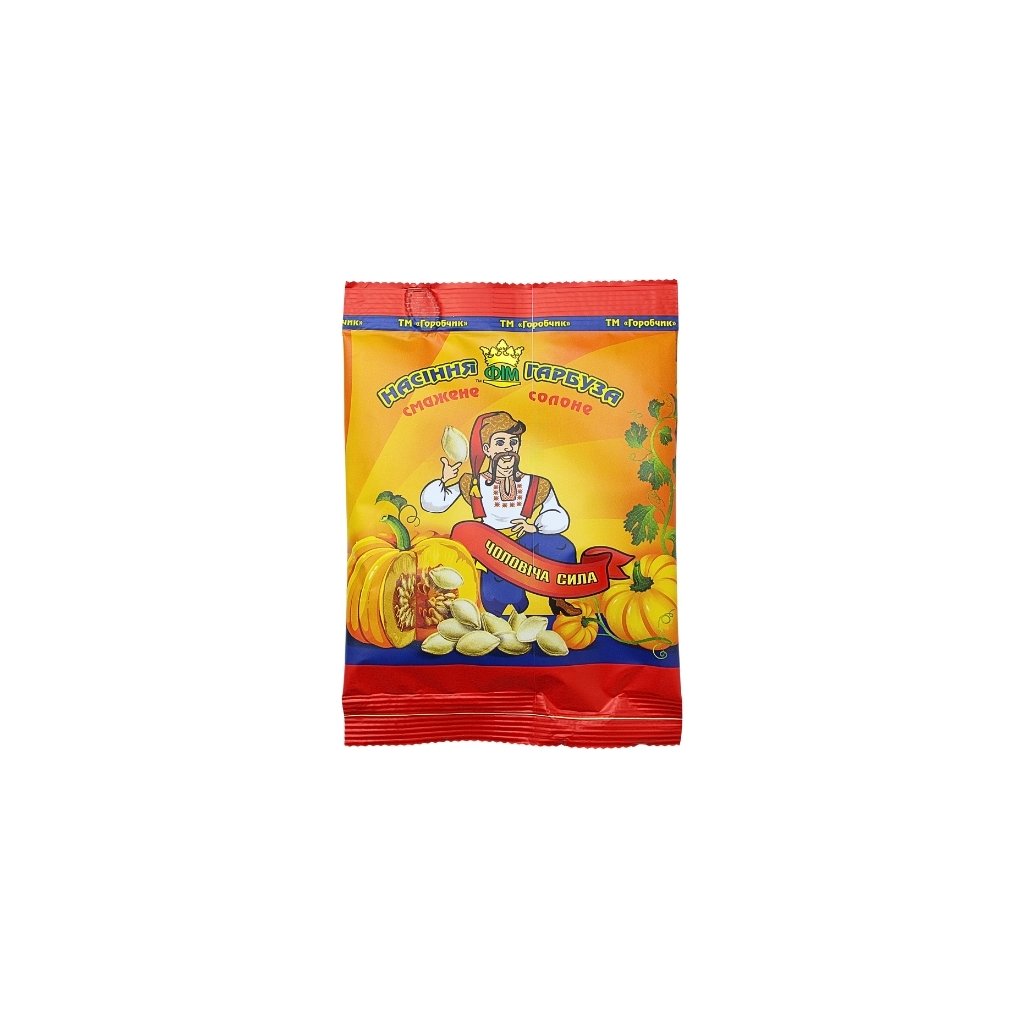 Pestki z dyni prażone solone “Gorobchyk” 50g Pestki z dyni prażone solone “Gorobchyk” 50g