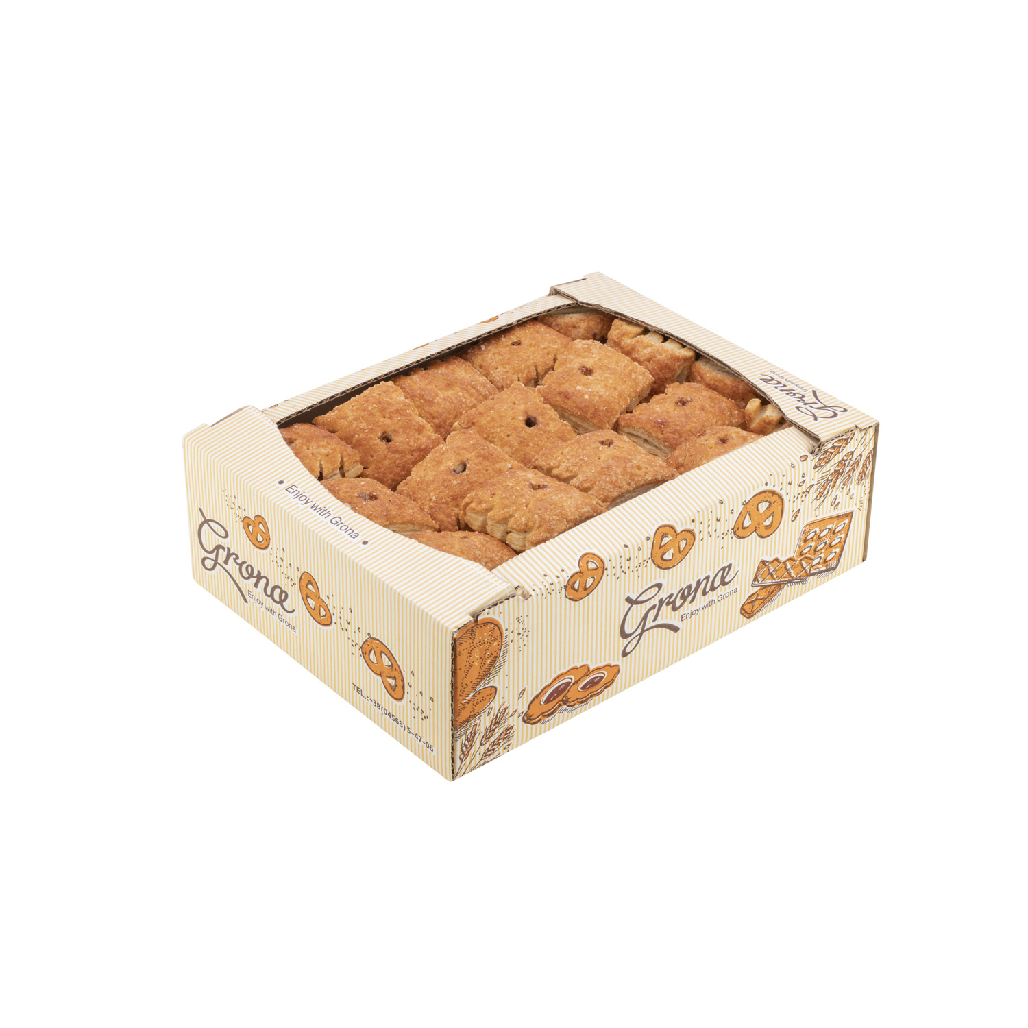 Ciastka Grona Jaśki z nadzieniem kakaowym 600g