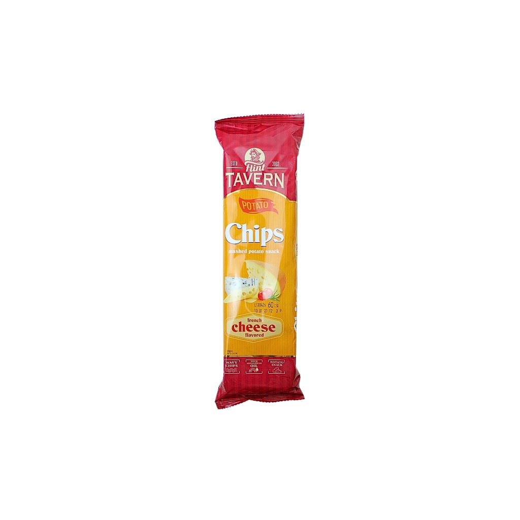 Chipsy ziemniaczane o smaku sera francuskiego Tavern “Flint” 60g
