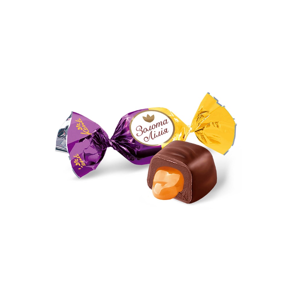 Cukierki toffe złota lilia “Konti” (100g) luz