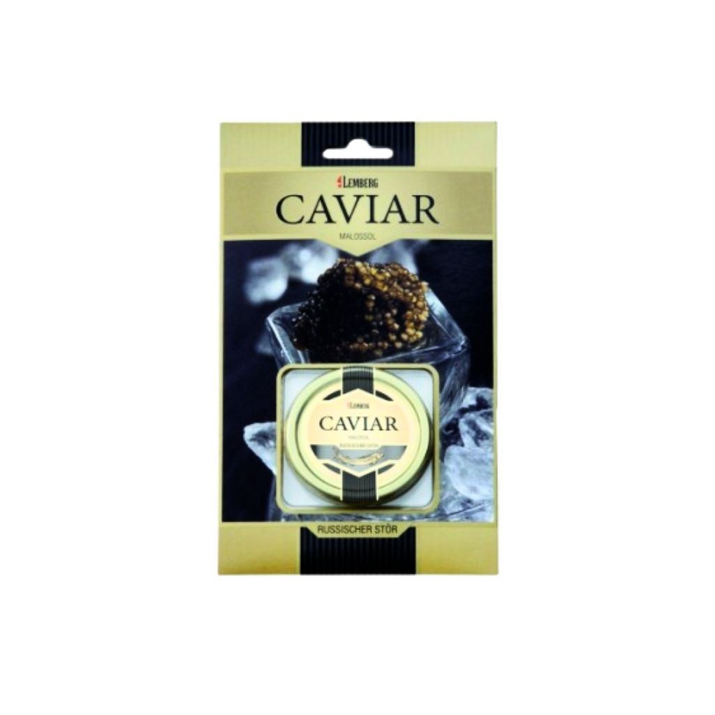 Kawior czarny z jesiotra syberyjskiego “Lemberg” 20g