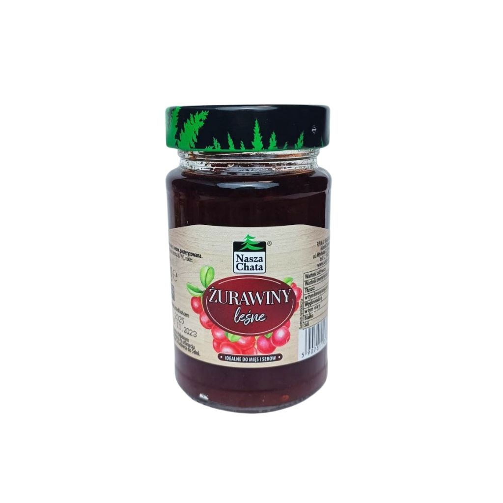 Żurawiny leśne do mięs i serów “Nasza Chata” 230g