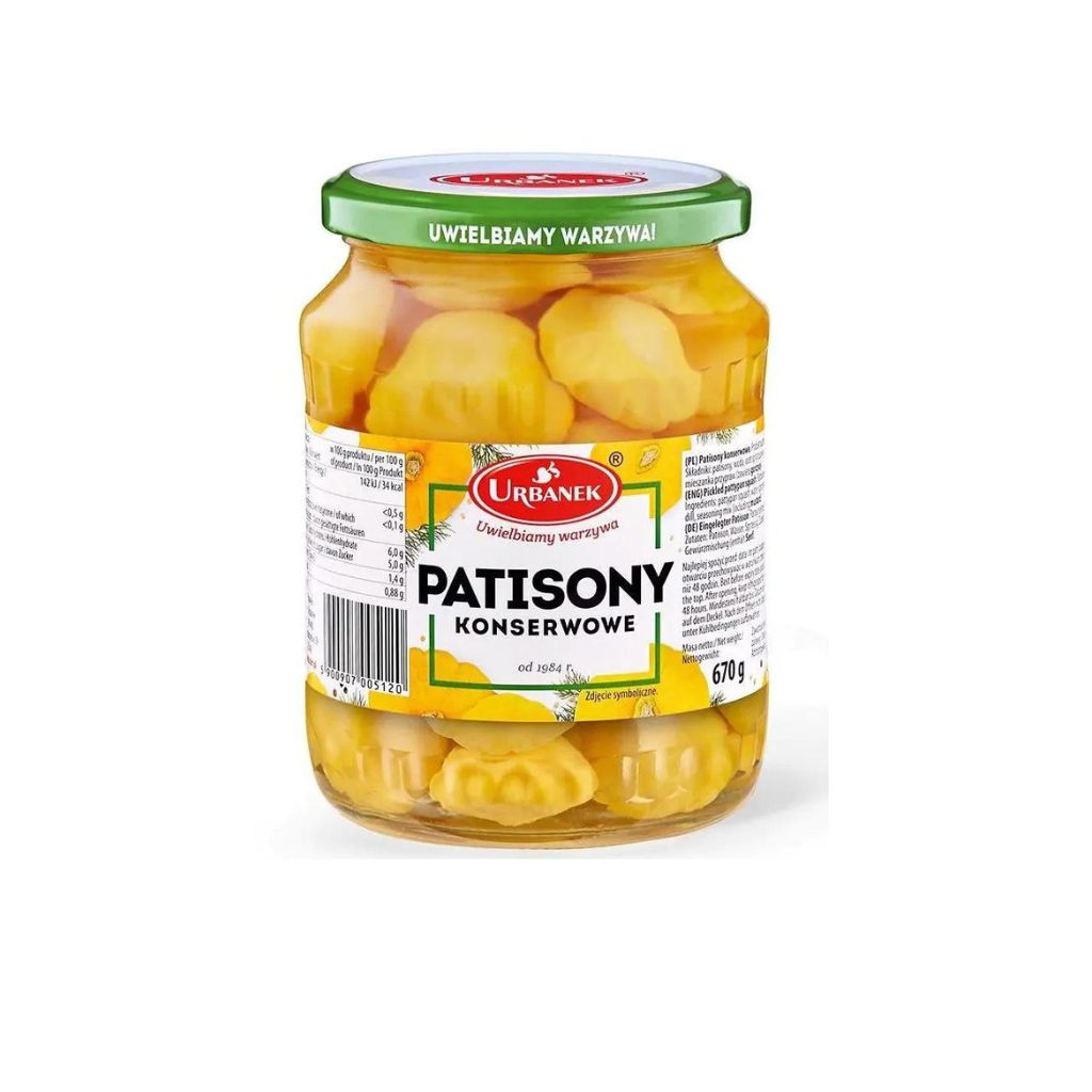Patisony konserwowe “Urbanek” 670g