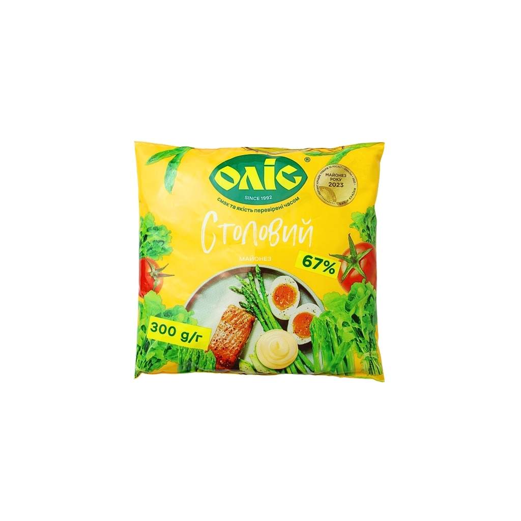 Majonez 67% Stołowy “Olis” fill-pack 300g