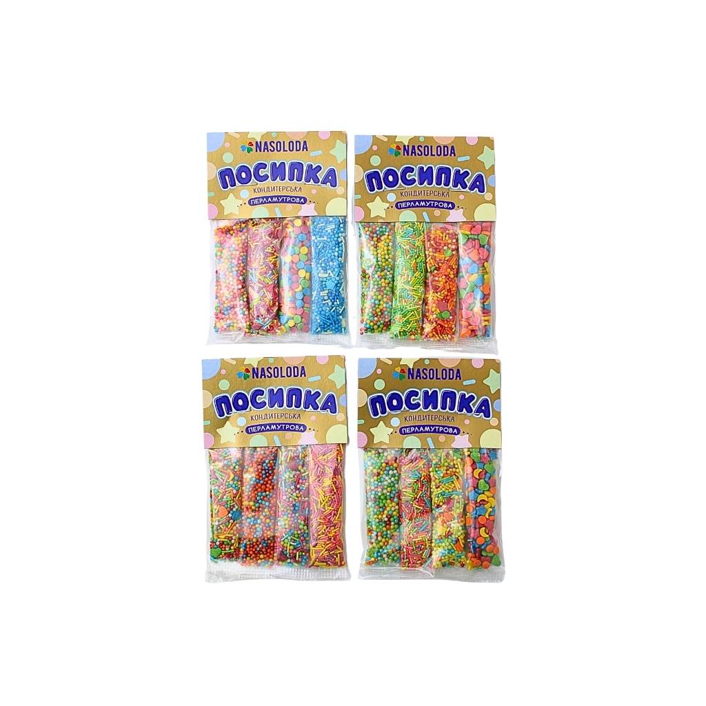 Posypka cukrowa Mix groszek paleczka perlowa “Tsvit i aromat” 24g