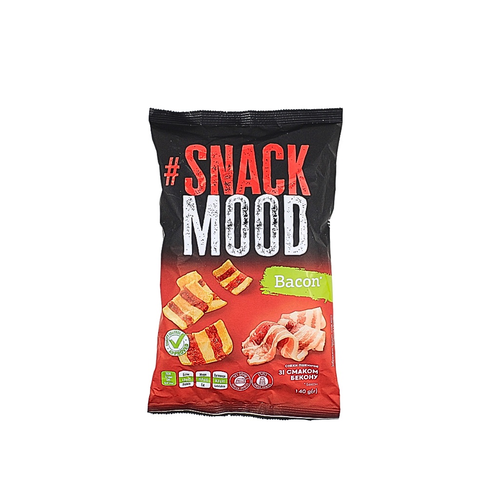 Przekąska pszenna o smaku boczku “Snack Mood” 140g