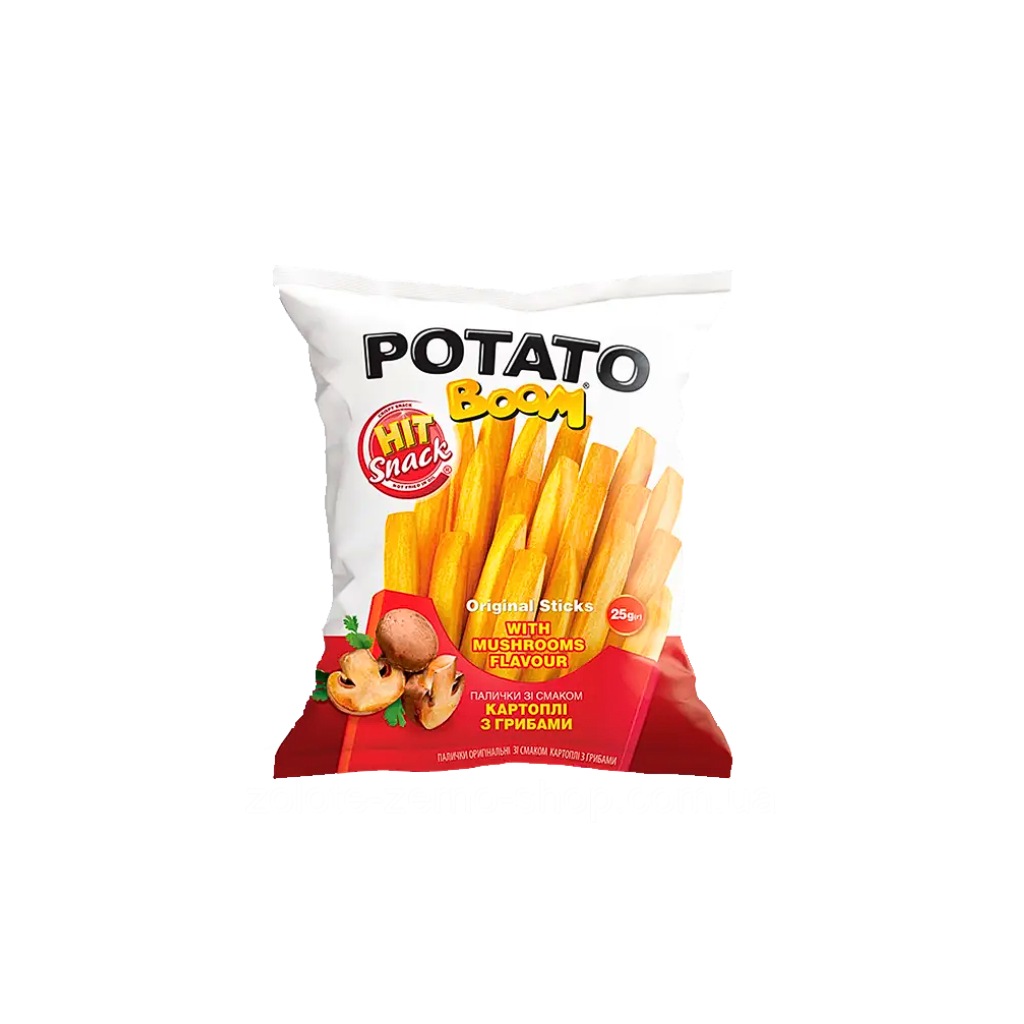 Pałuszki o smaku ziemniaków i grzybów “Potato boom Złote Ziarno” 25g