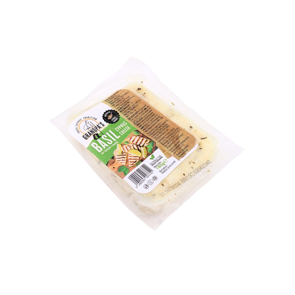 Ser cypryjski z bazylią “Grandpas” 180g