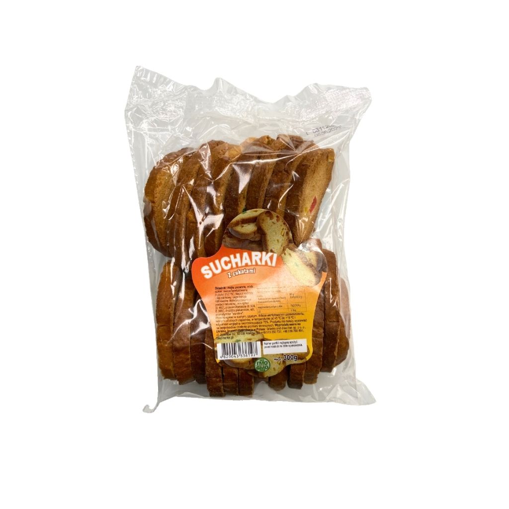 Sucharki z cukatami “Hlibodar” 300g