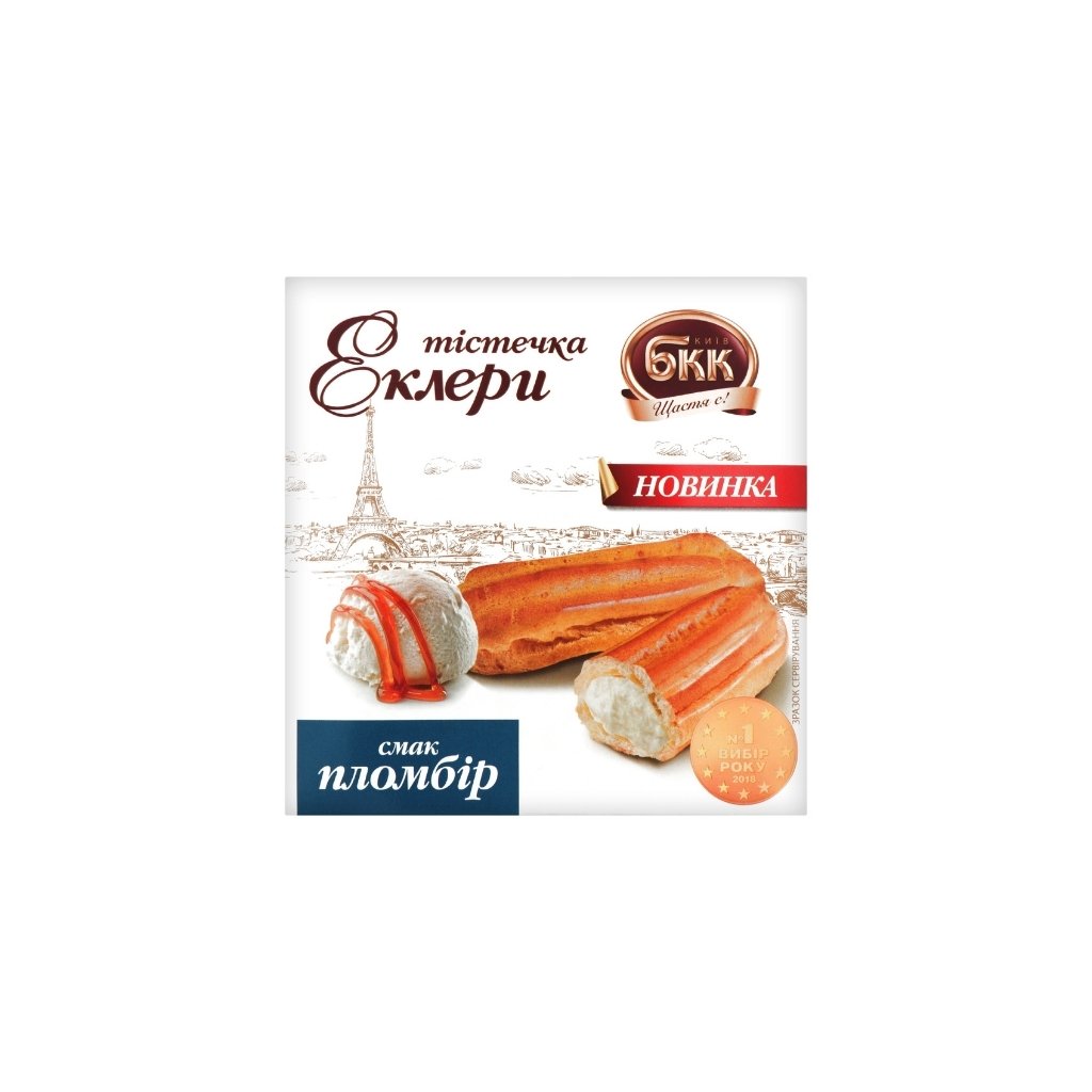 Eklery o smaku plombir “BKK” 120g