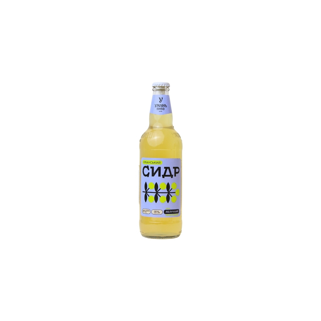 Cydr słodki o smaku jabłkowym 6% “Umański” but 500ml