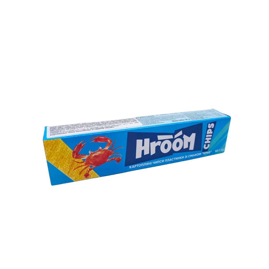 Chipsy ziemniaczane o smaku kraba “HROOM!” 50g