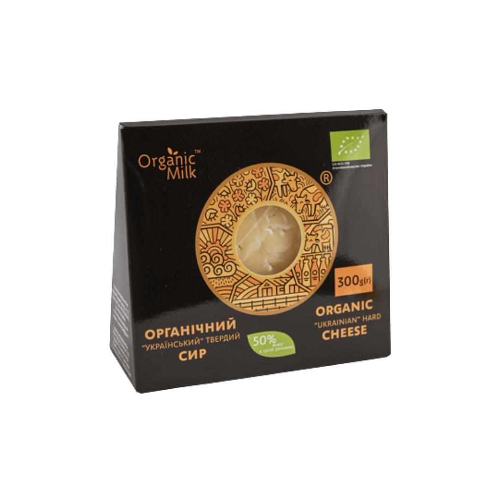 Ser twardy organiczny ukrański “Organic milk” 300g