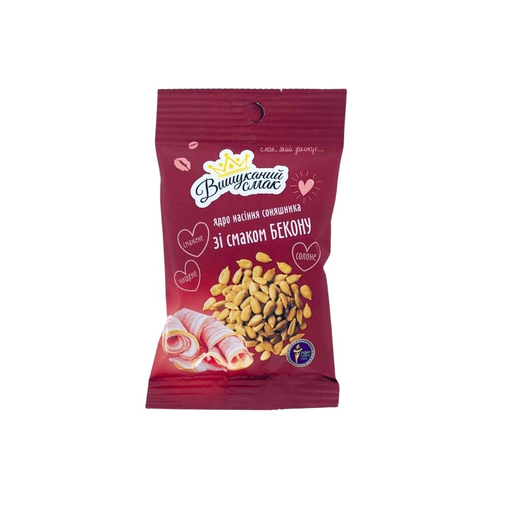 Nasiona słonecznika łuskane smażone o smaku kraba “Vishukanyj smak” 80g