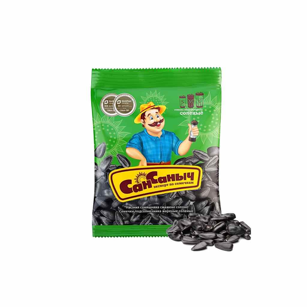 Nasiona słonecznika smażone słone “San Sanycz” 285g