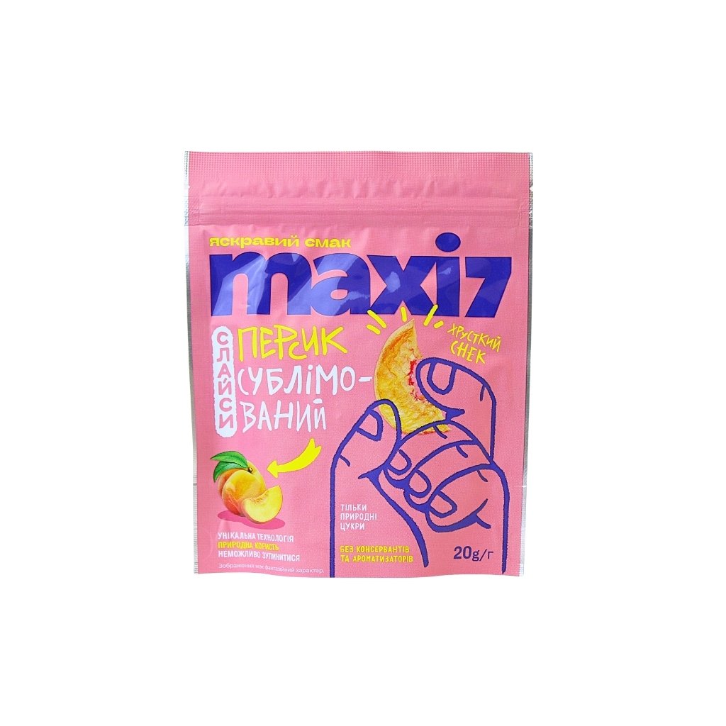 Plasterki suszone brzoskwini “Maxi 7” 20g