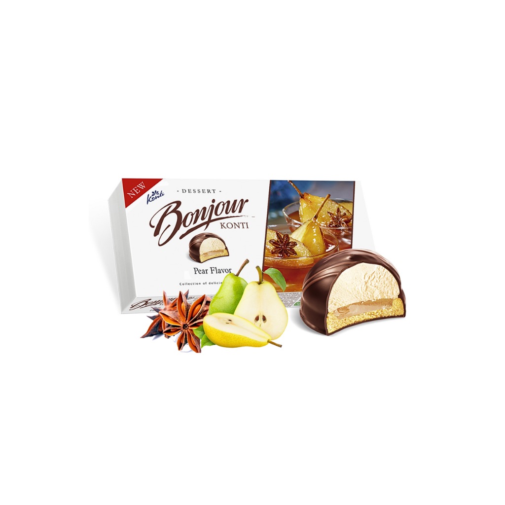 Bombonierka gruszka “Bonjour” 232g