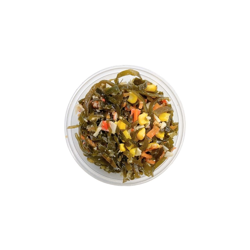 Algi morskie sałatka z mięsem kraba i kukurydzą (100g) luz