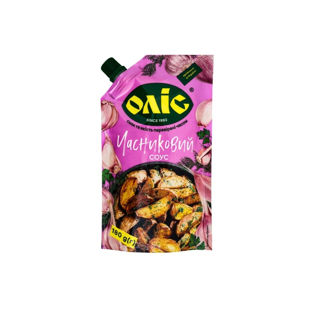 Sos Czosnkowy 50% “Olis” 180g