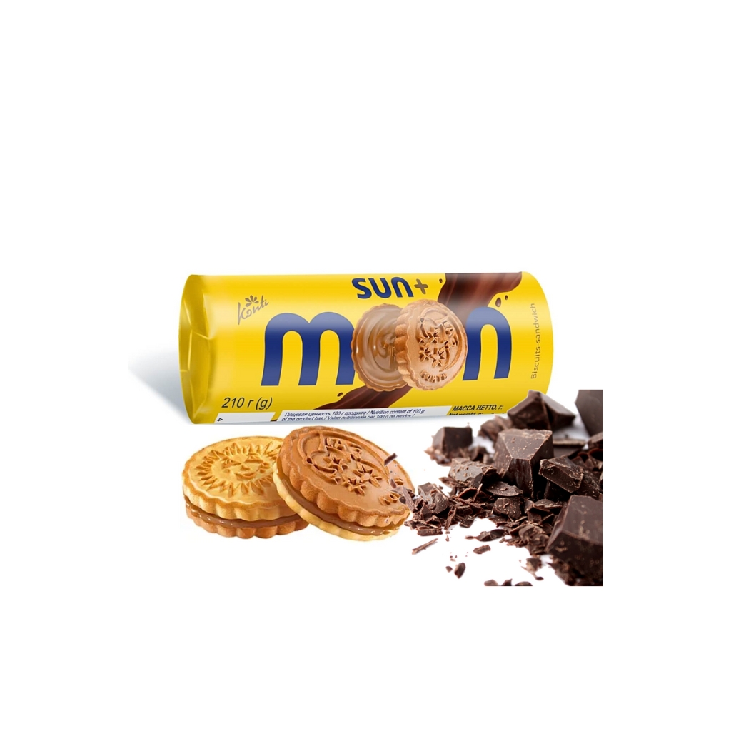 Ciastka Sun and Moon Konti, 210 g - Foodex24.pl