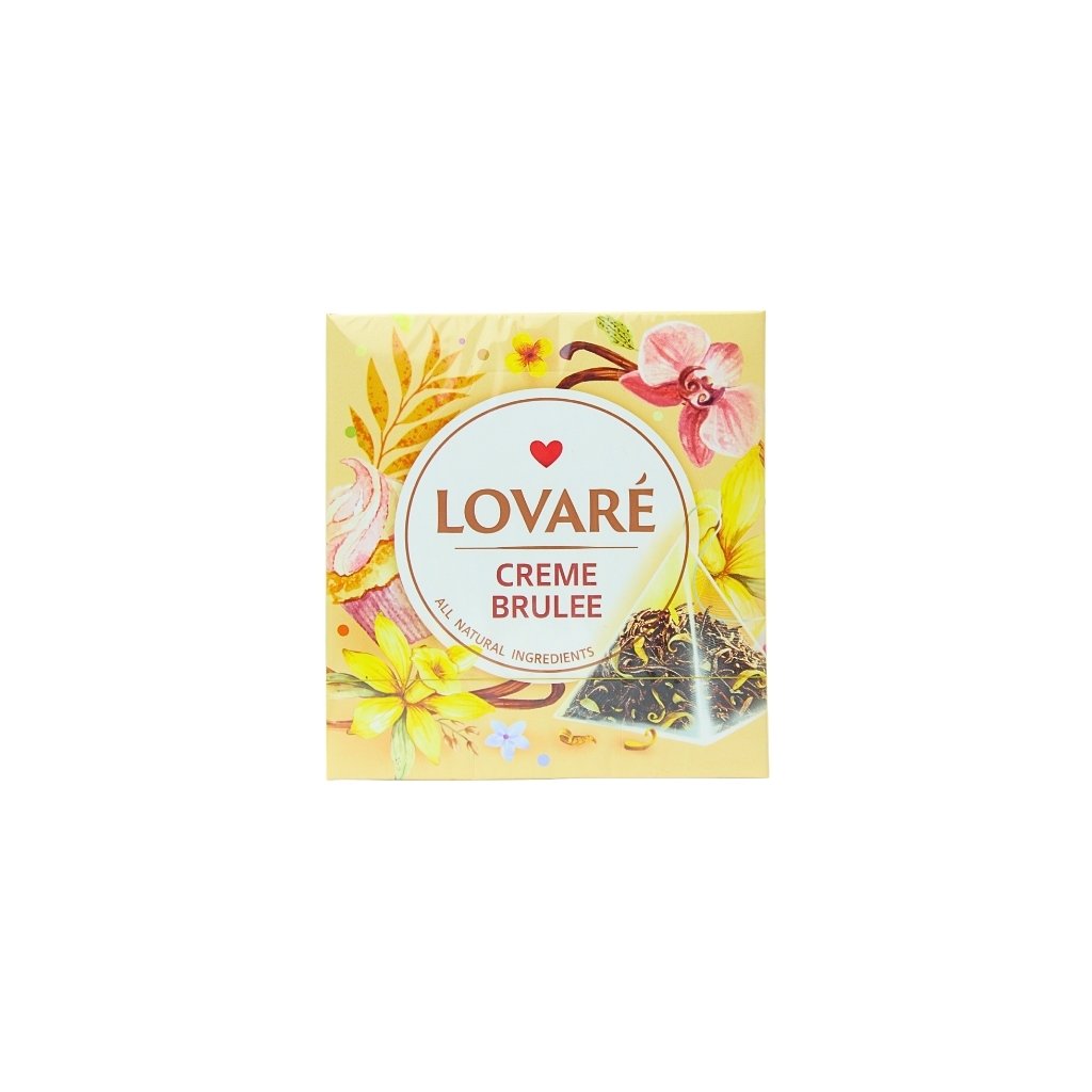 Herbata z dodatkami Creme Brulee “Lovare” 2gx15pg