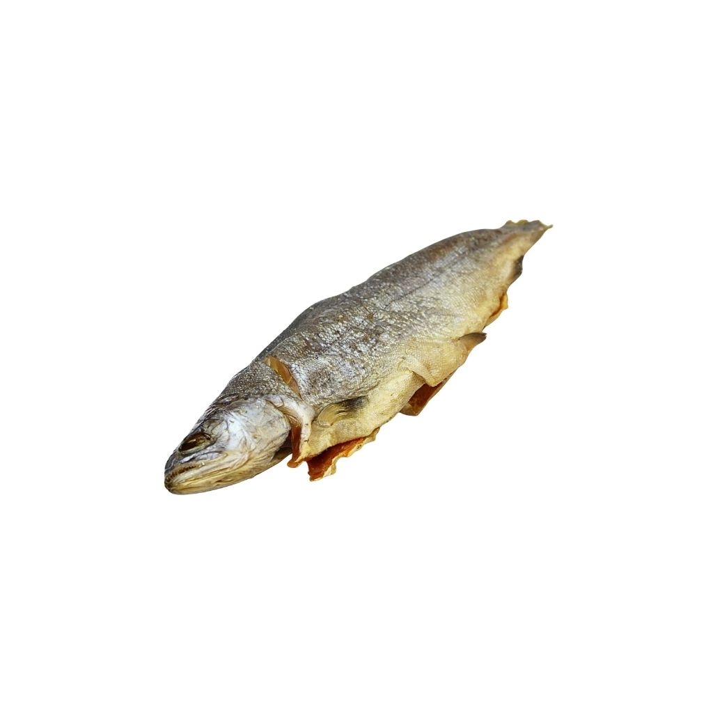 Pstrąg tęczowy patroszony suszony (100g) luz