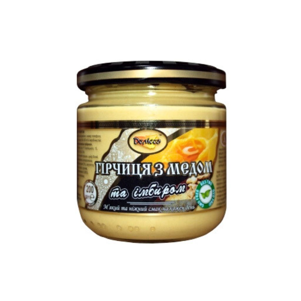 Musztarda z miodem I imbirem “Delisso” 200g