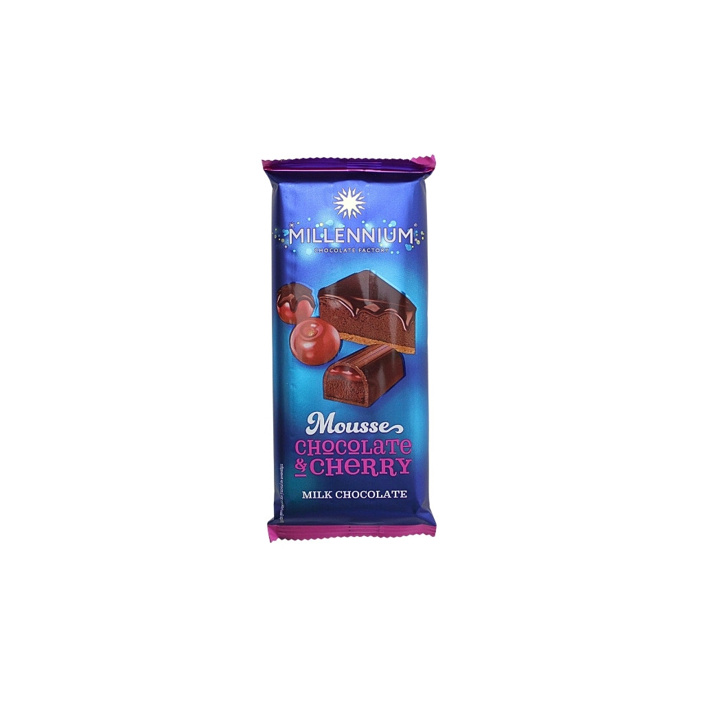 Czekolada Mousse chocolate milk/cherry “Millennium” 95 g