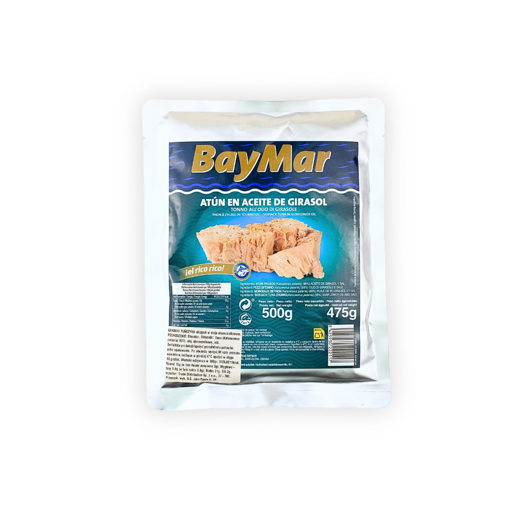 Tunczyk w oleju slonecznikowej “Baymar” 500g