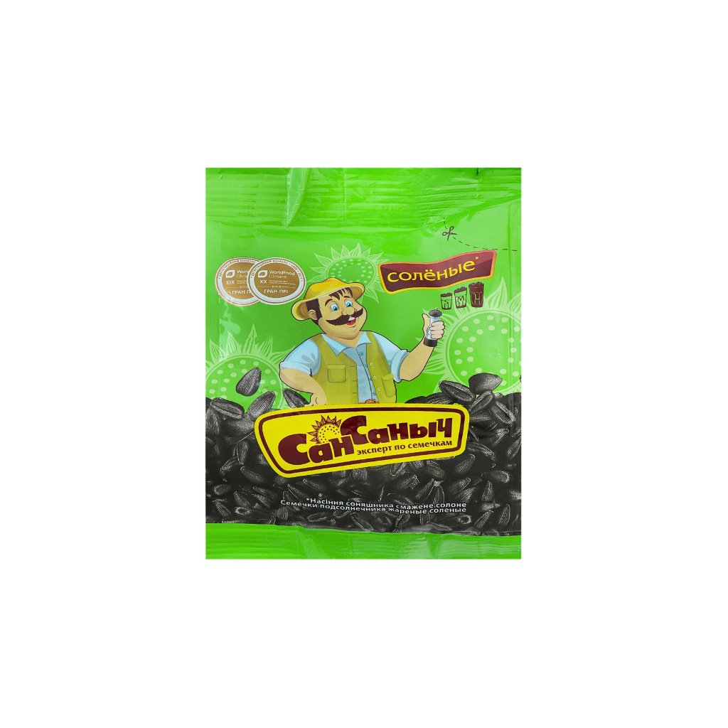 Nasiona słonecznika smażone słone “San Sanycz” 120g