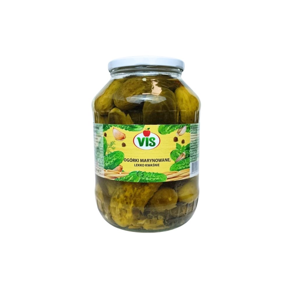 Ogórki marynowane lekko kwasnie “VIS” 1450g