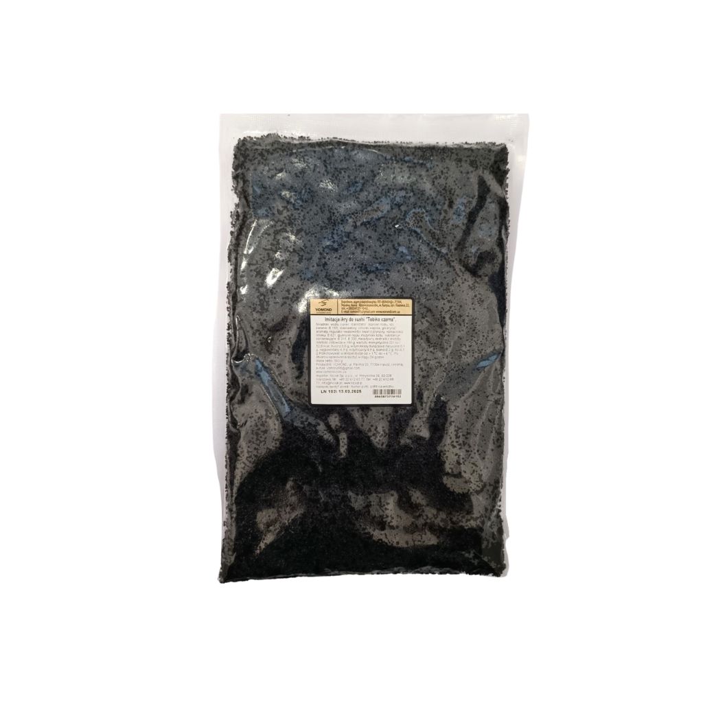 Imitacja ikry do sushi czarna “Tobiko” 500g