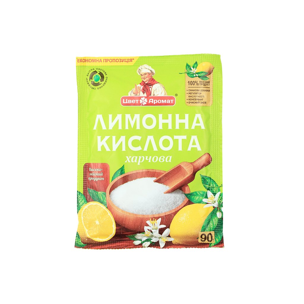 Kwas cytrynowy “Tsvit i aromat” 90g