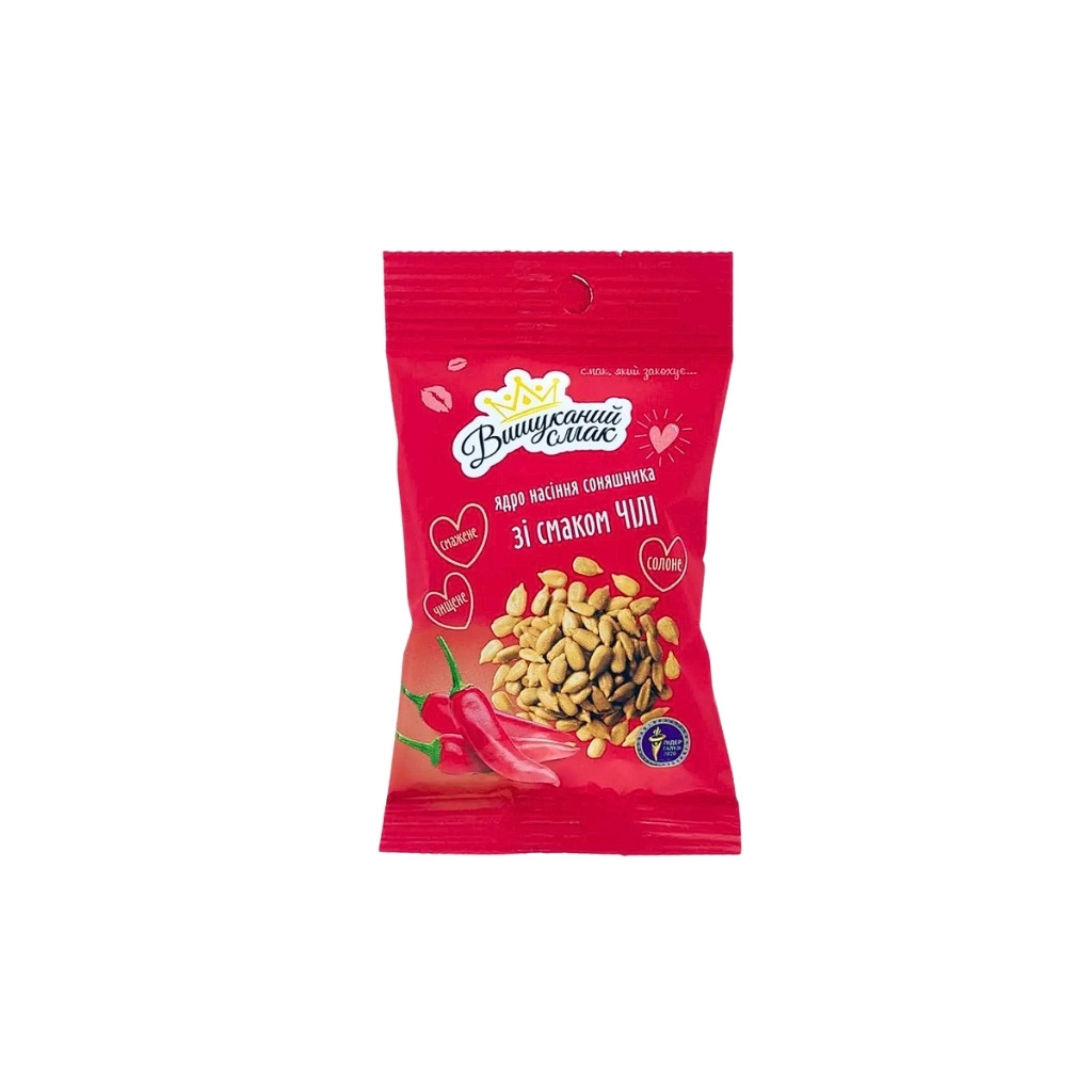 Nasiona słonecznika łuskane smażone o smaku chili “Vishukanyj smak” 100g