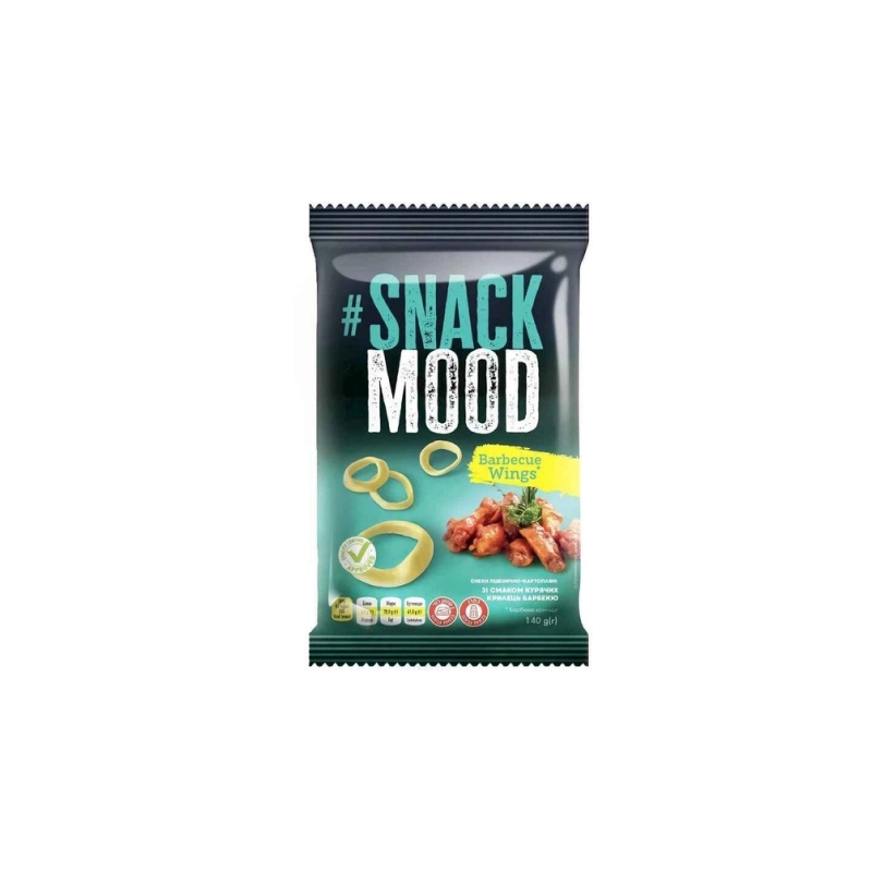 Przekąska pszenno-ziemniaczana o smaku skrzydełka kurczaka “Snack Mood” 50g