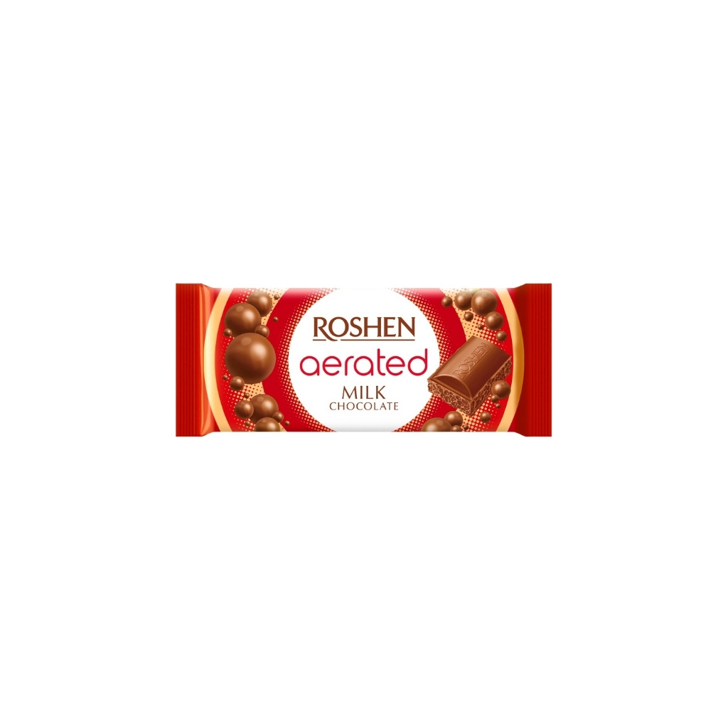 Czekolada mleczna z bąbelkami “Roshen” 80g