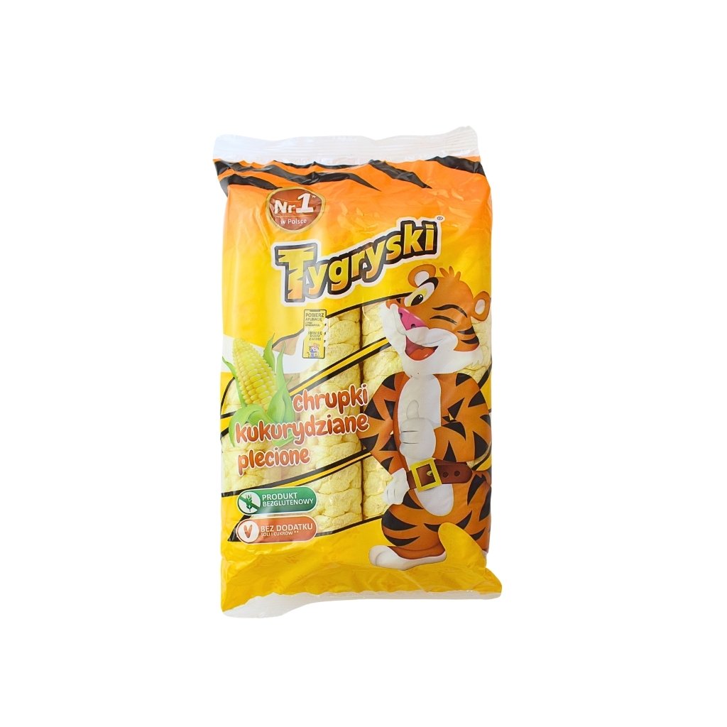Chrupki Kukurydziane Plecione Tygryski 70g