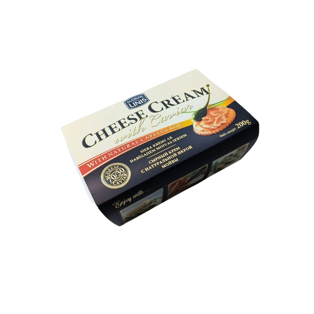 Pasta serowa z kawiorem “Sudrab linis” 200g