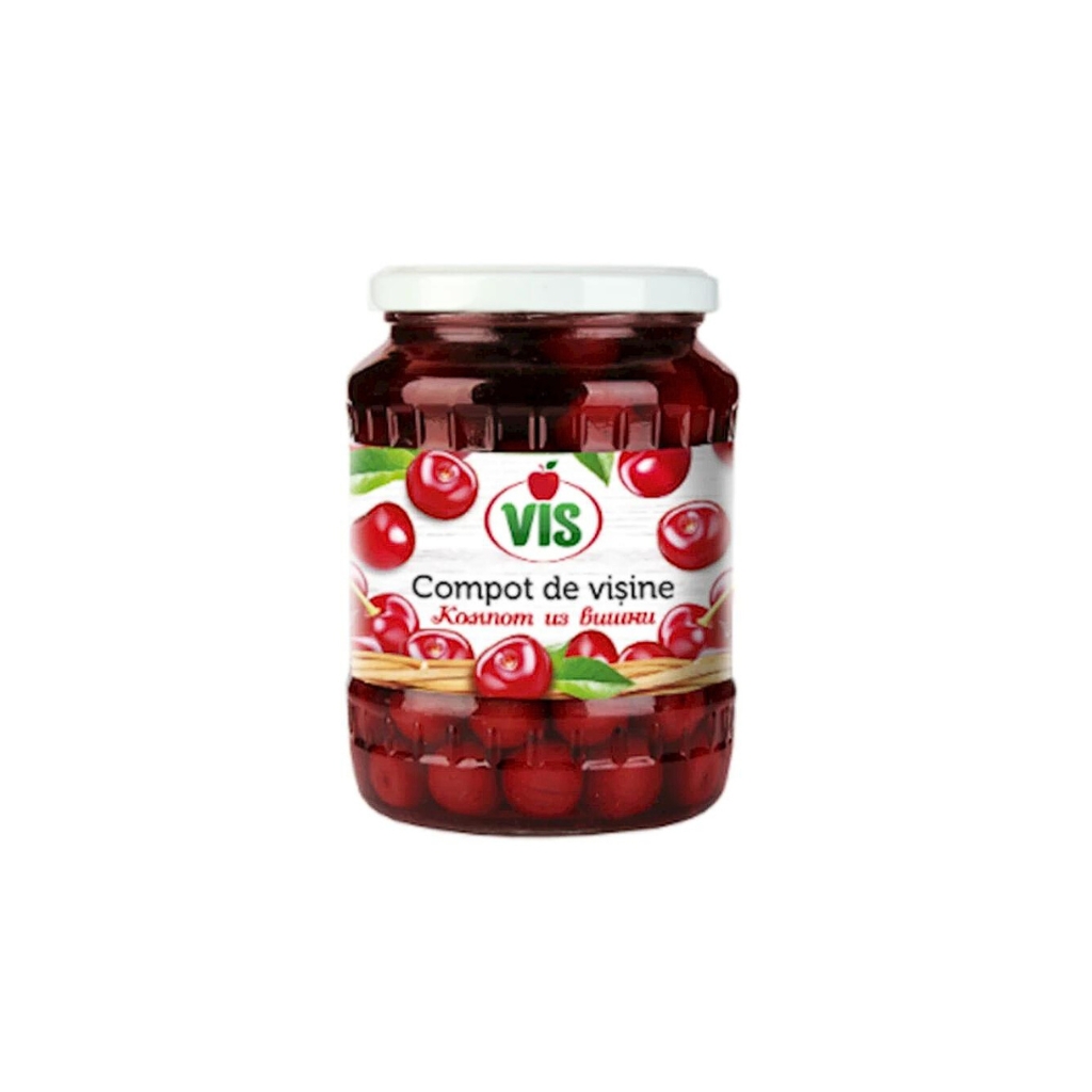 Kompot wisniowy z pestka “VIS” 730g