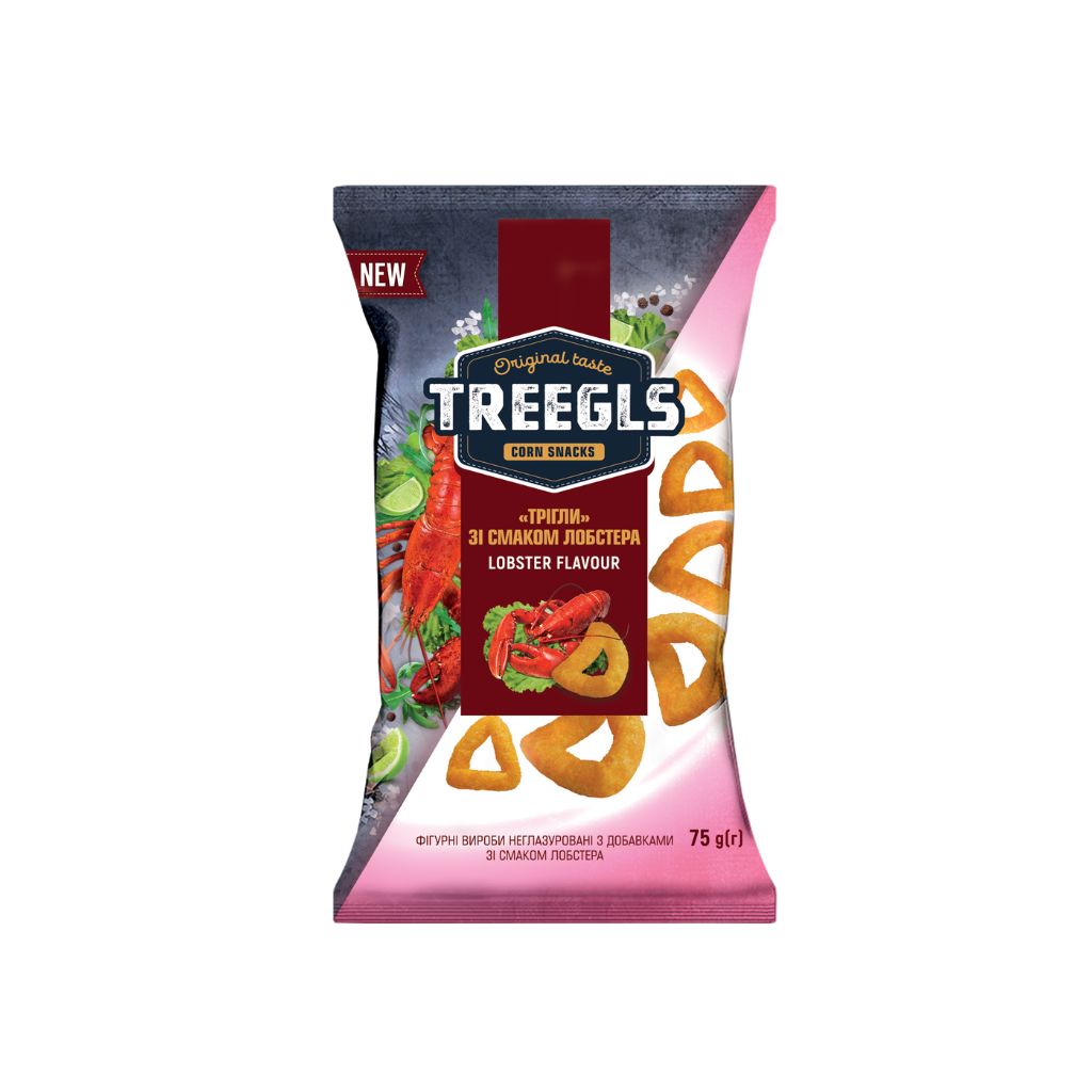 Pałuszki o smaku homara TM “Treegls Złote Ziarno” 75g