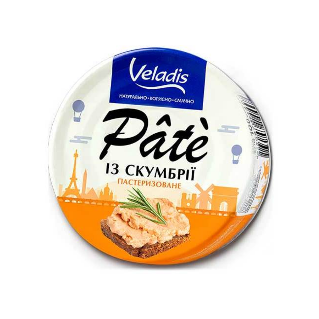 Pasztet z makreli “Veladis” 100g