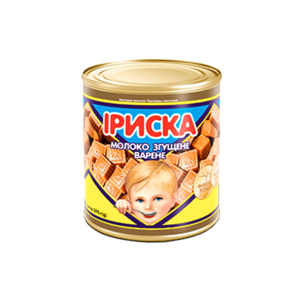 Mleko skondensowane gotowane Iryska 0% “PMK” puszka 370g