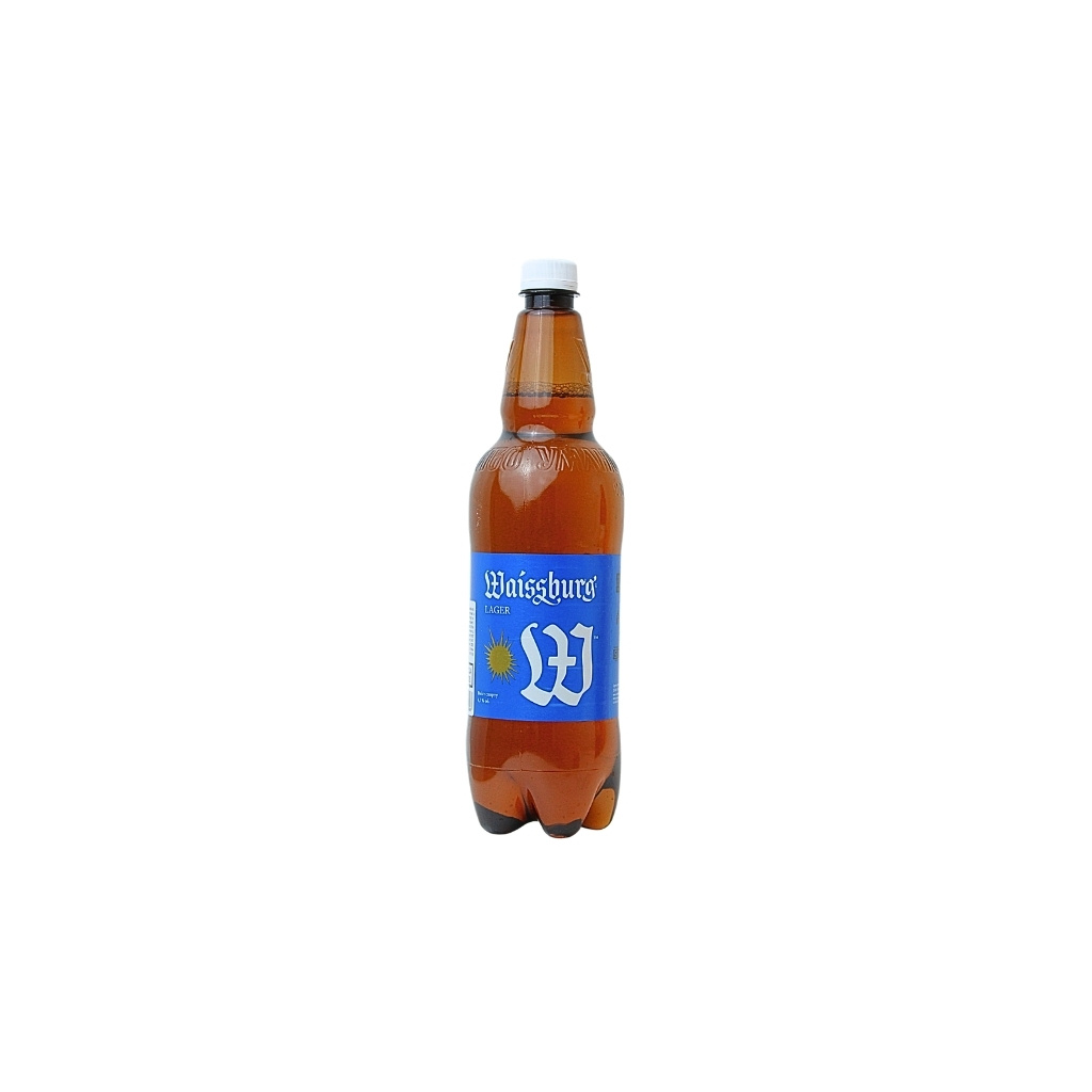 Piwo jasne filtrowane Lager 4,7% “Waissburg” PET ZWR 1l