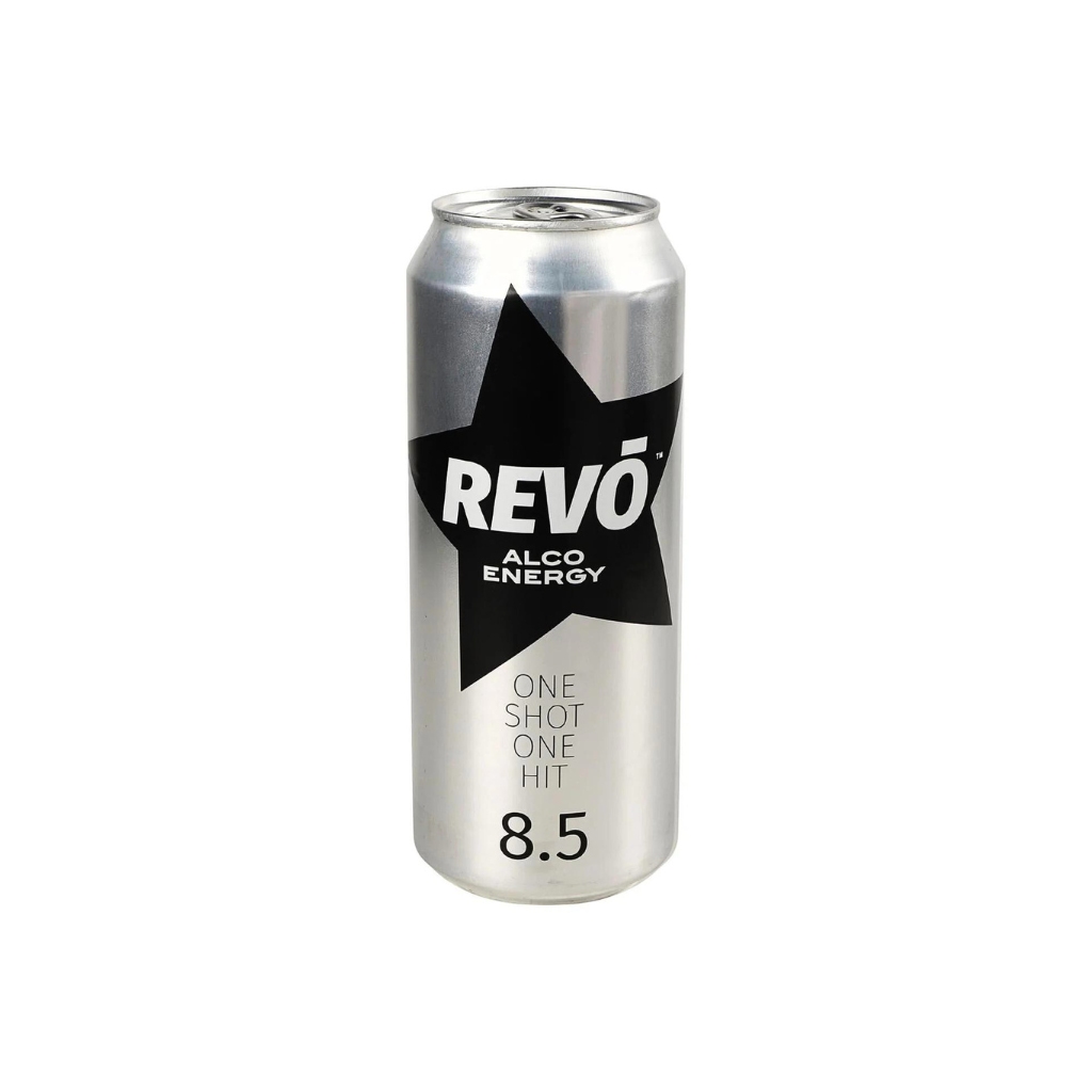 Napój energetyczny alkoholowy klasyczny “Revo” pusz ZWR 500ml