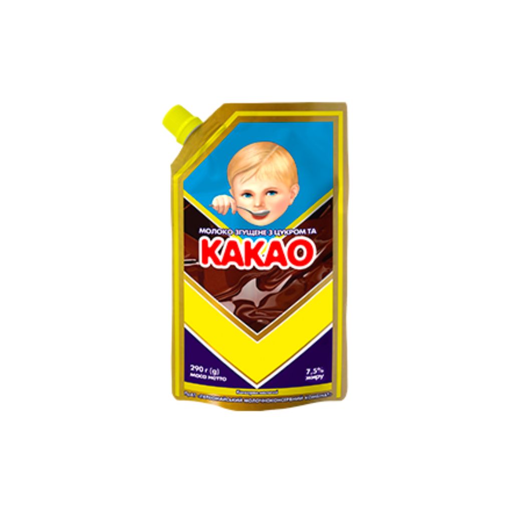 Mleko skondensowane z cukrem i kakao 7,5% “PMK” 290g