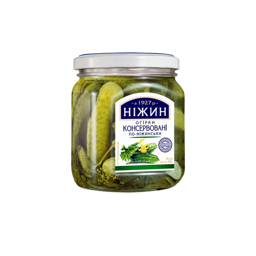 Ogórki konserwowane po niżyńsku “Nizyn” 450g