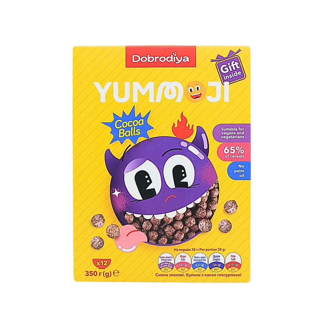 Kulki Kakaowe “Yummoji” z zabawka 350g