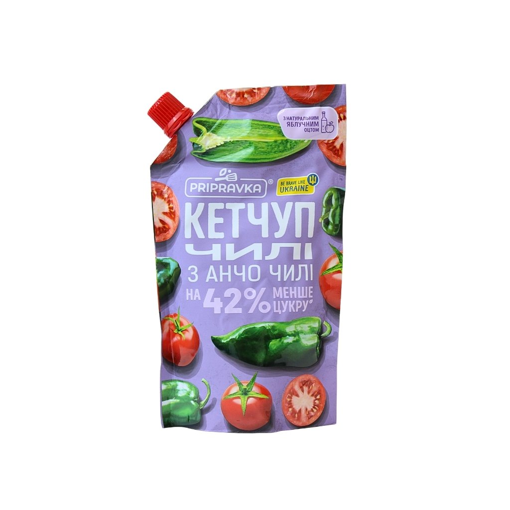 Ketchup Chili i ancho chili “Pripravka” doypack 250g Ketchup Chili i ancho chili “Pripravka” doypack 250g