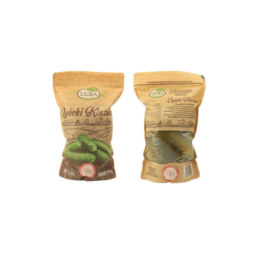 Ogorki kiszone “LUBA” doypack 1,4kg